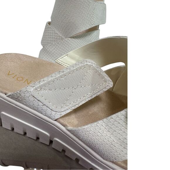 Vionic Uptown Sunset Slide Sandals. Ivory - Picture 6 of 9